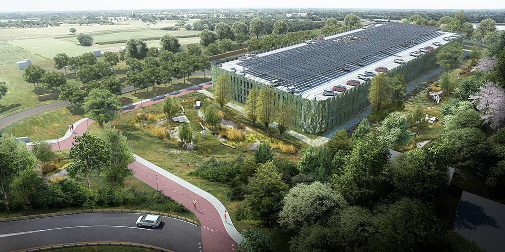 Switch Energy - Project Transferium Den Bosch parkeergarage bird